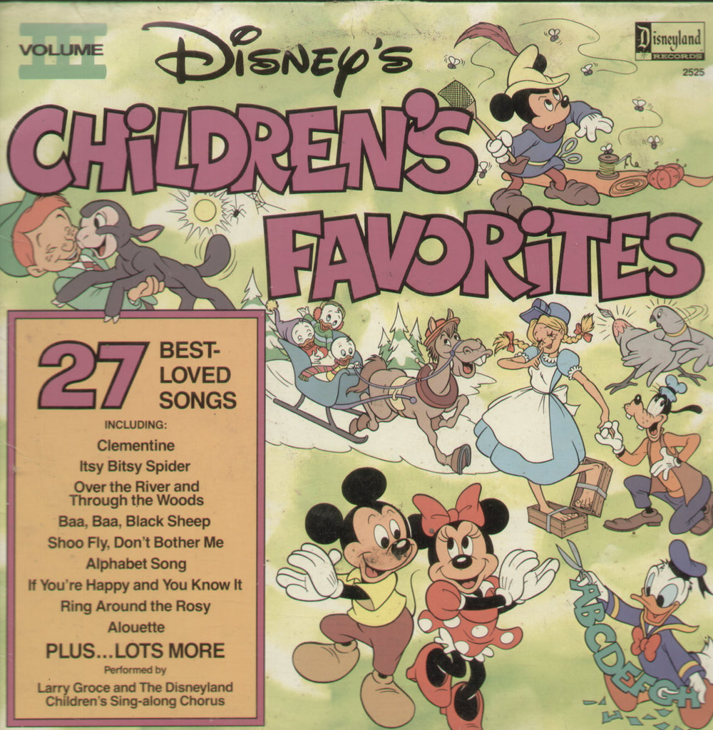 Children's Favorites 27 Best Loved Songs - English Bollywood Vinyl LP