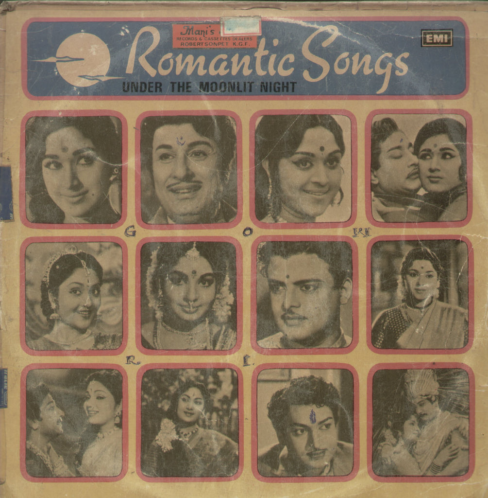 Romantic Songs Under The Moonlit Night - Tamil Bollywood Vinyl LP