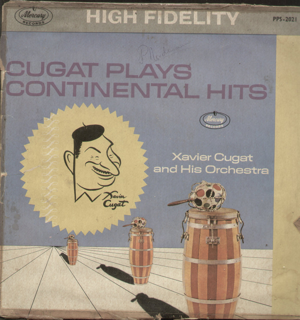 Cugat Plays Continental Hits - English Bollywood Vinyl LP