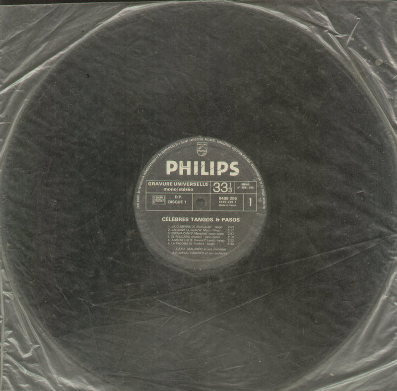 No Sleeve by Celebres Tangos and Pasos — LP vinyl record cover