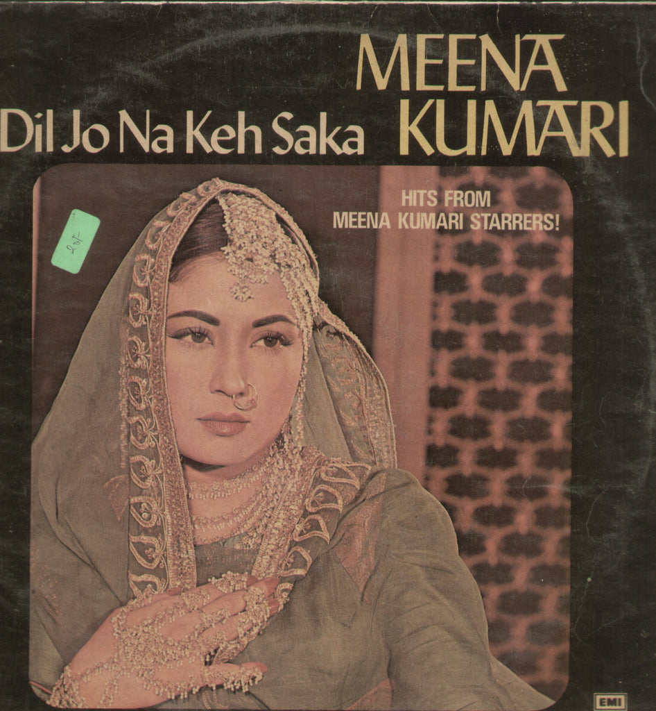 Dil Jo Na Keh Saka Meena Kumari - Hindi Bollywood Vinyl LP