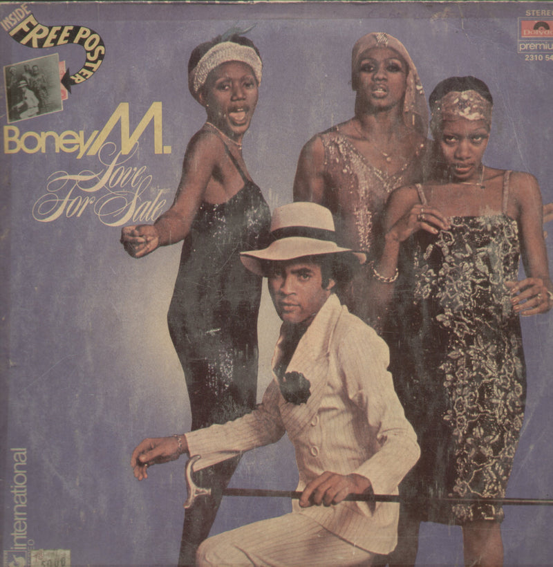 Boney M. Love For Sale — LP vinyl record cover