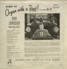 King of Organ With a Beat - English Bollywood Vinyl LP
