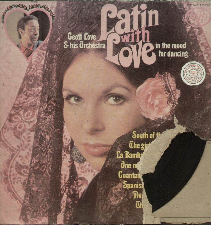 Latin With Love Geoff Love And His Orchestra In The Mood For Dancing — LP vinyl record cover