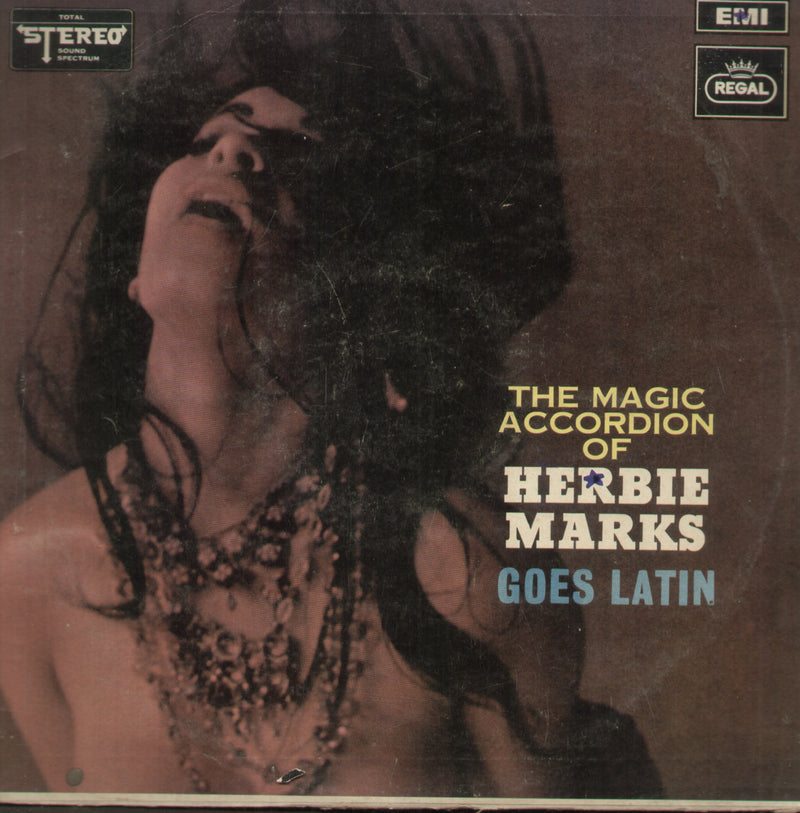 The Magic Accordion of Herbie Marks Goes Latin — LP vinyl record cover