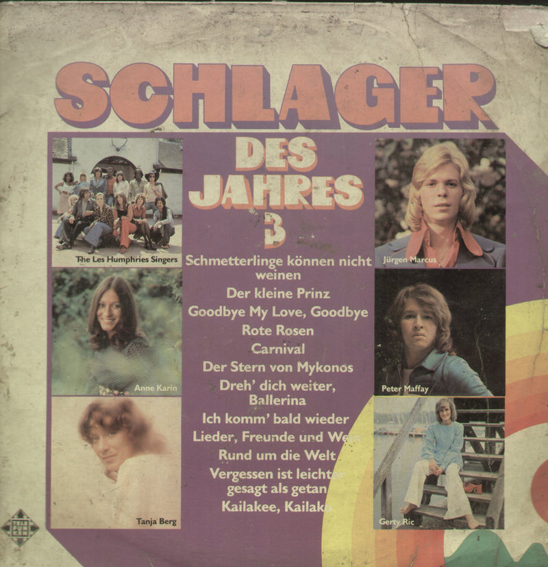 Schlager Des Jahres 3 — LP vinyl record cover