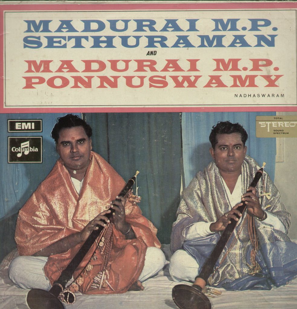 Madurai M.P Sethuraman M.P Ponnuswamy (Nadaswaram) - Instrumental Bollywood Vinyl LP