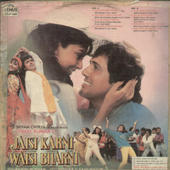 Jaisi Karni Waisi Bharni - Hindi Bollywood Vinyl LP