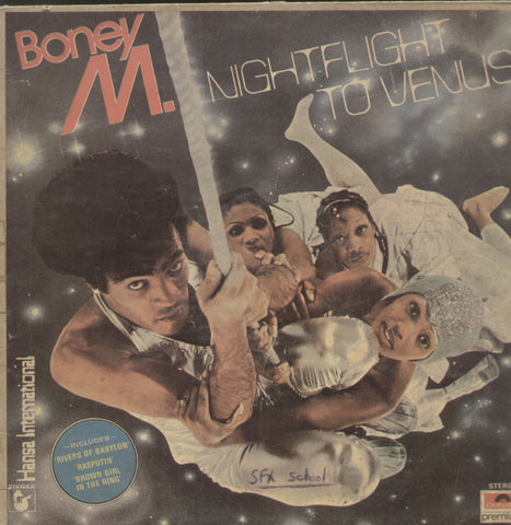 Boney M. Night Flight To Venus - English Bollywood Vinyl LP