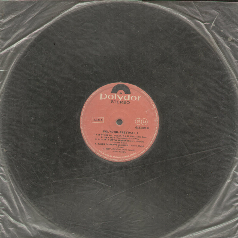 No Sleeve by Polydor Festival 1 — LP vinyl record cover