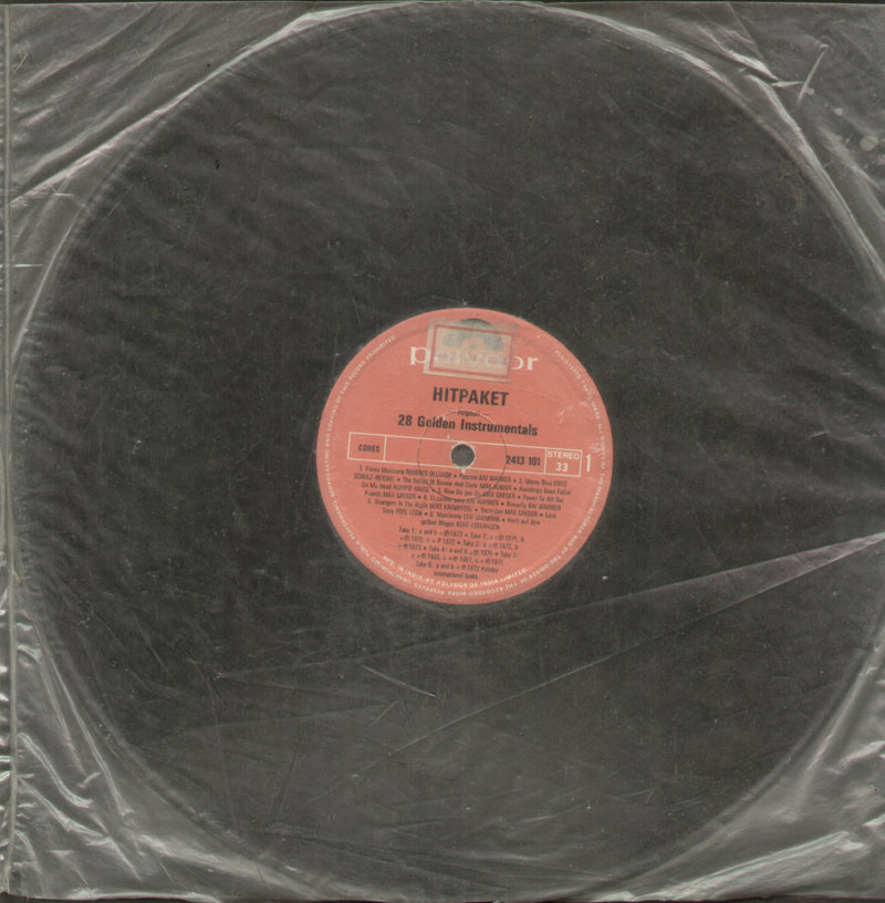 No Sleeve by Hitpaket 28 Golden Instrumentals — instrumental LP vinyl record cover