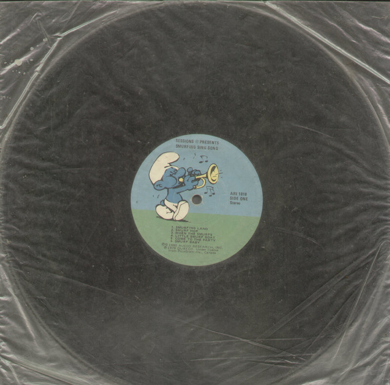 No Sleeve by Smurfing Sing — LP vinyl record cover