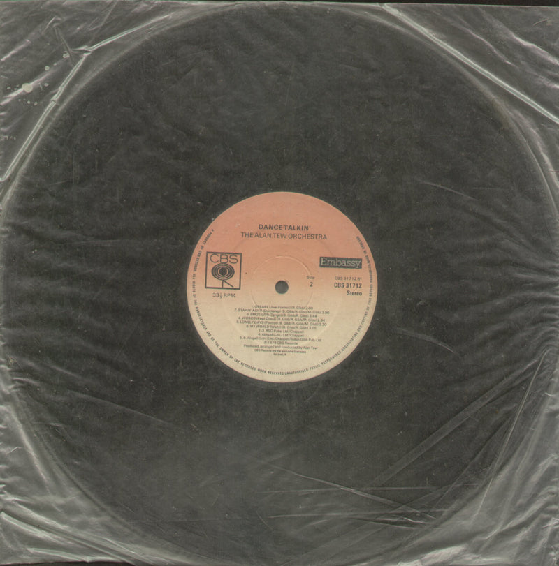 No Sleeve by Dance Talkin The Alan Tew Orchestra — LP vinyl record cover