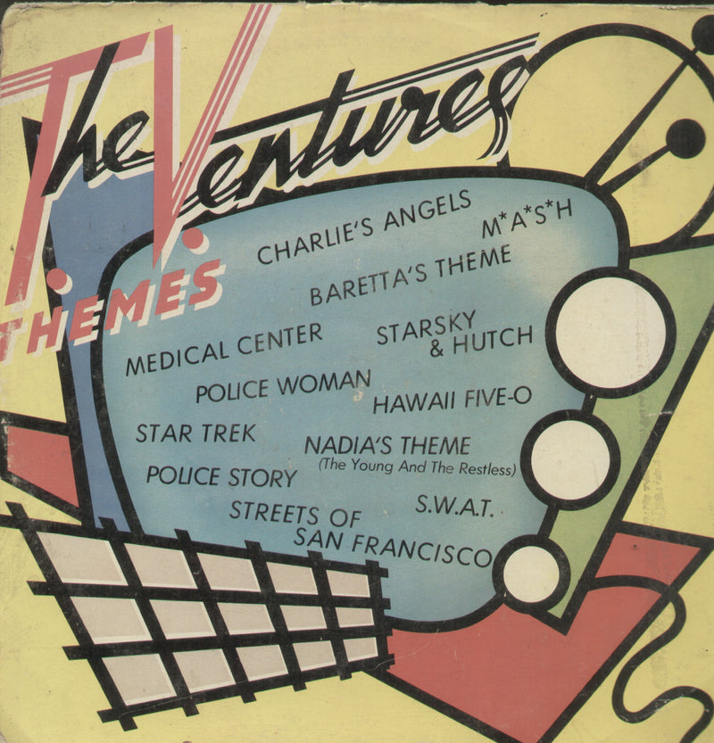 The Ventures T.V. Themes — LP vinyl record cover