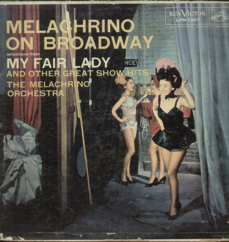Melacharino On Broadway — LP vinyl record cover