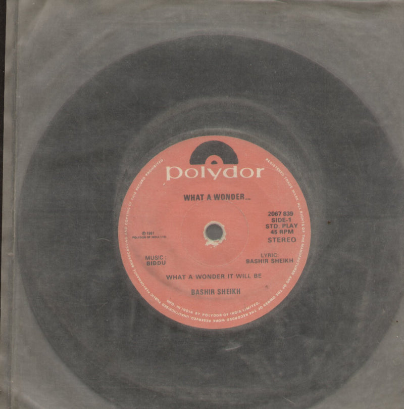 No Sleeve by What A Wonder — compilation EP vinyl record cover