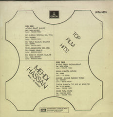 Top film hits - Mehdi Hassan Compilations Vinyl LP
