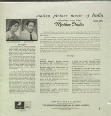 Mother India - Classic Indian Vinyl LP