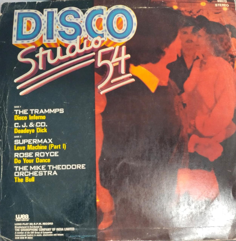 1979 by Disco Studio 54 — 1979 disco LP vinyl record cover