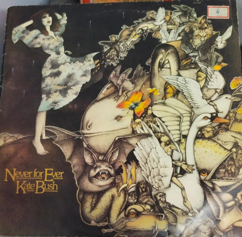 Never For Ever Kate Bush -1980 - English Vinyl Record Lp