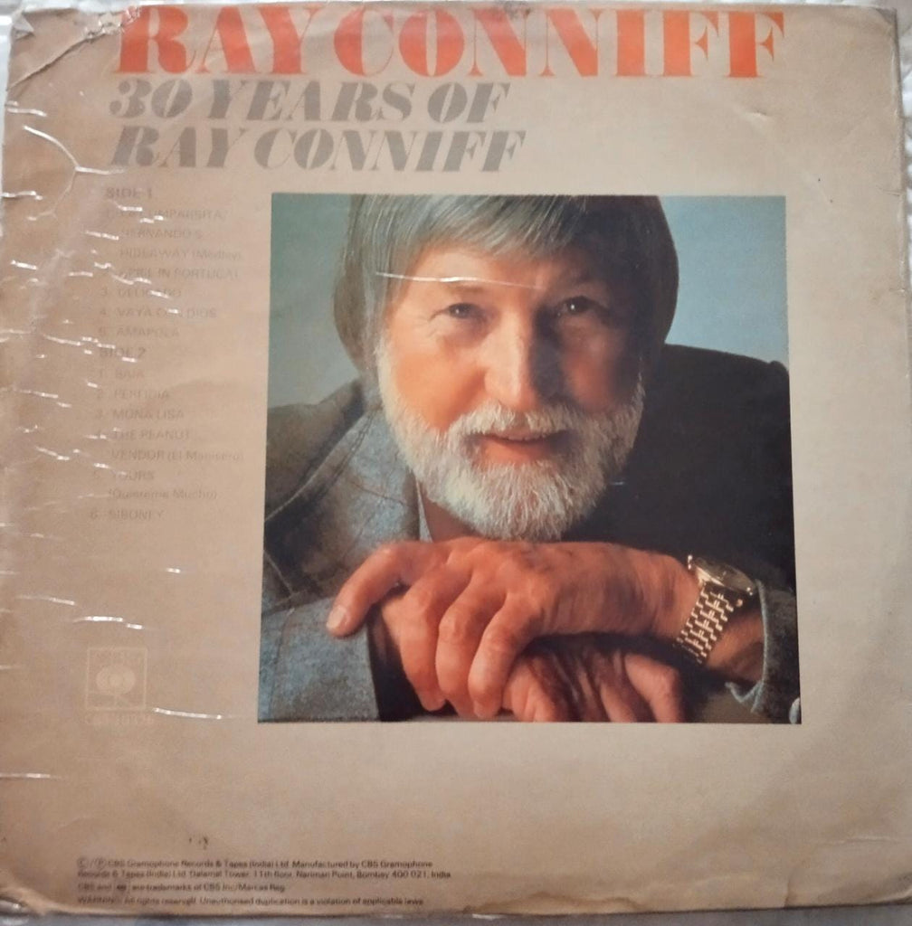 Ray Conniff 30 Years Of Ray Conniff -1986 - English Vinyl Record Lp