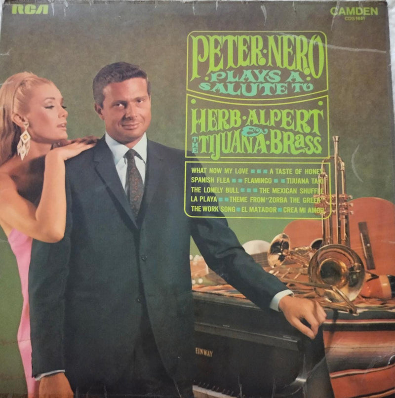 Peter Nero Plays A Salute To Herb Alpert Tijuana Brass-1967 — 1967 LP vinyl record cover