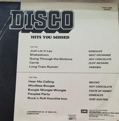 Disco Hits You Missed -English Vinyl Record Lp