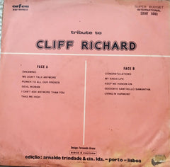 Tribute To Cliff Richard - 1961 -  English Vinyl Record Lp