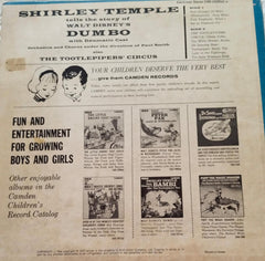 Shirley Temple Tells The Story Of Walts Disney Dumbo -1945 - English Vinyl Record Lp