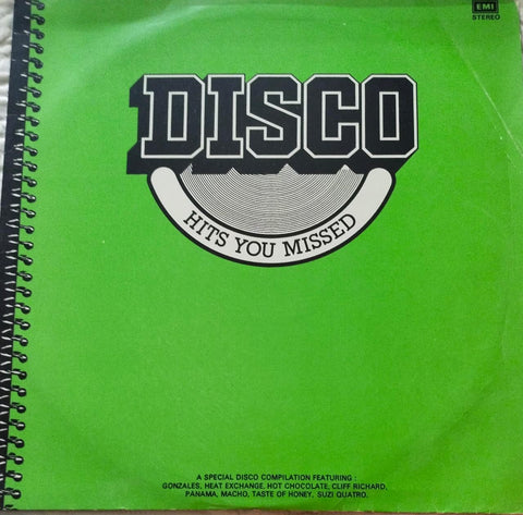 Disco Hits You Missed -English Vinyl Record Lp