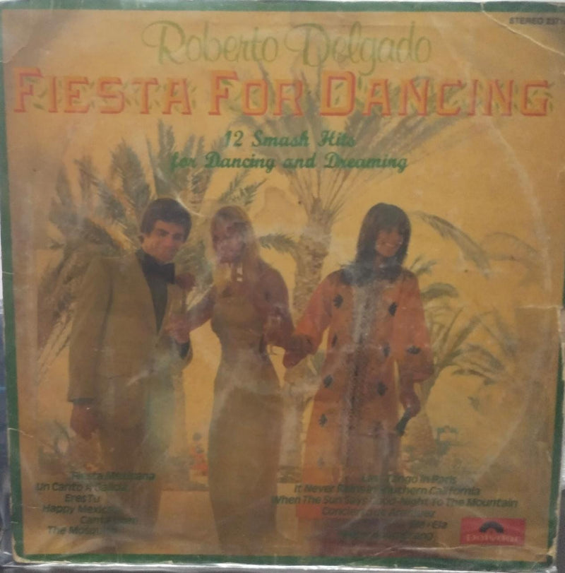 Roberto Delgado Fiesta For Dancing — LP vinyl record cover