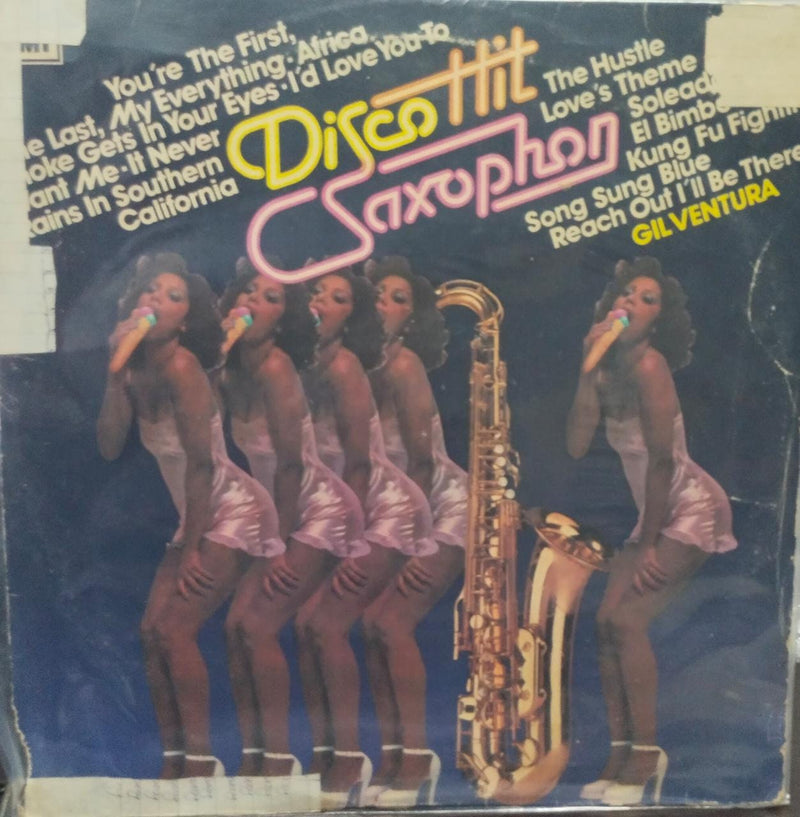 1975 by Disco Hits Saxo Phon Gil Ventura — 1975 disco LP vinyl record cover