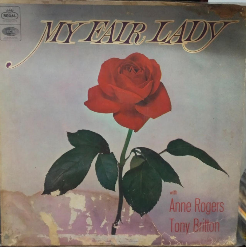 1966 by My Fair Lady Anne Rogers Tony Britton — 1966 LP vinyl record cover