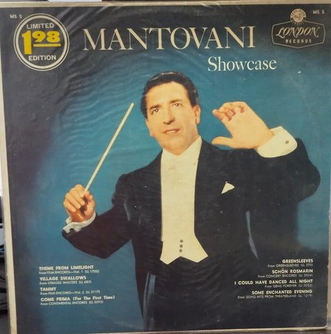 Mantovani Showcase - 1959 - English Vinyl Record Lp