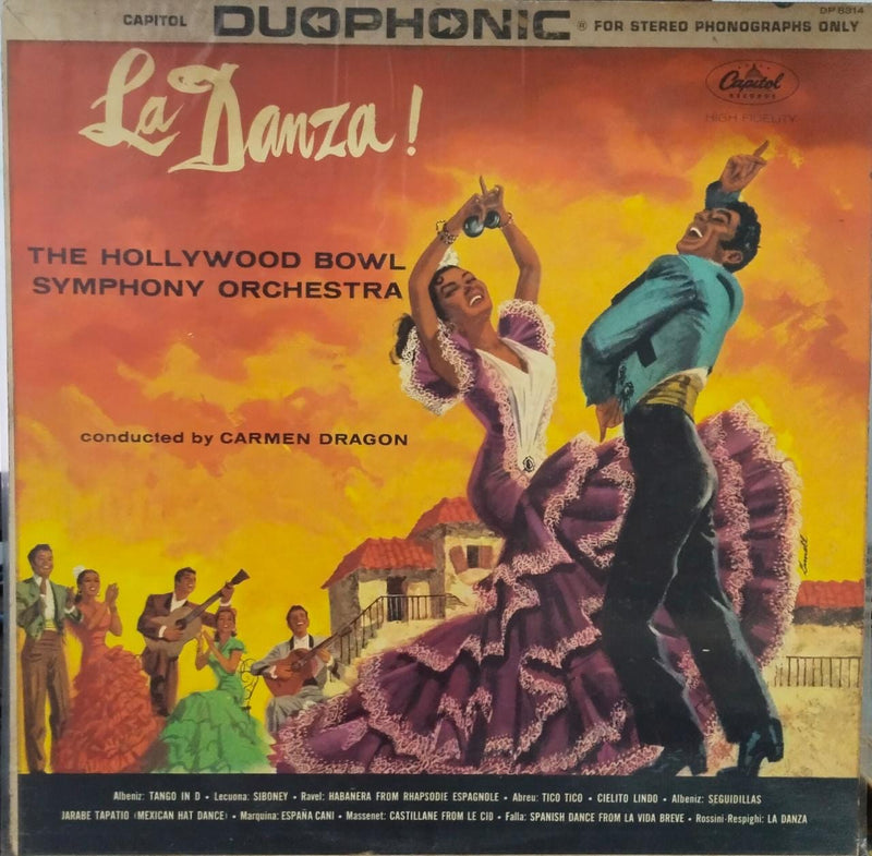 La Danza ! The Hollywood Bowl Symphony Orchestra -1957 — 1957 LP vinyl record cover