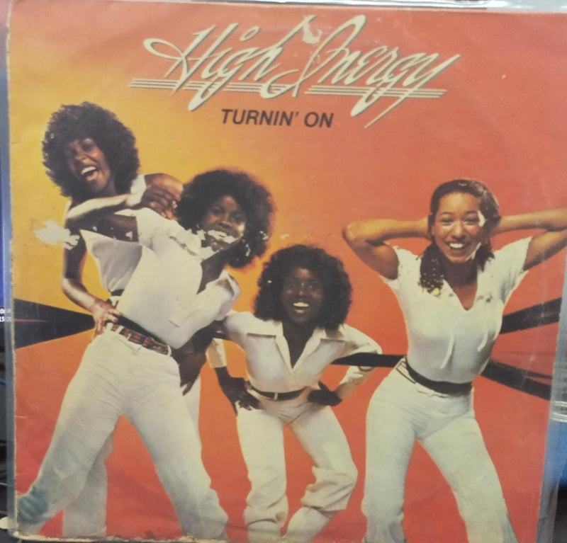 1977 by High Inergy Turnin On — 1977 LP vinyl record cover