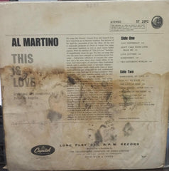 This Is Love  Rich Strings And The Great Love Songs Of Al Martino - 1983 - English Vinyl Record Lp