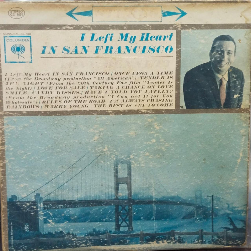 1962 by I Left My Heart In San Francisco — 1962 LP vinyl record cover