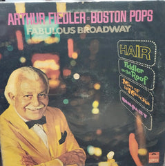 Arthur Fielder Boston Pops Fabulous Broadway - 1970 - English Vinyl Record Lp