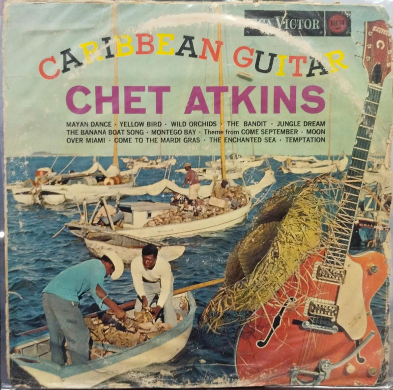 1962 by Caribbean Guitar Chet Atkins — 1962 LP vinyl record cover