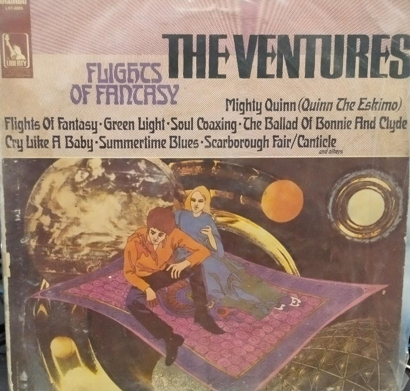 Flights Of Fantasy by The Ventures — 1968 LP vinyl record cover