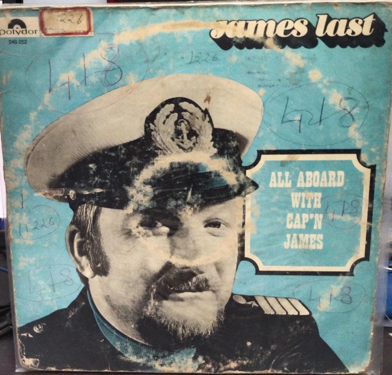 All Aboard With Cap n James by James Last — 1971 LP vinyl record cover