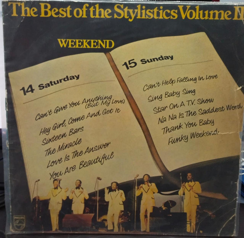 1976 by The Best Of Stylistics Volume 2 — 1976 LP vinyl record cover