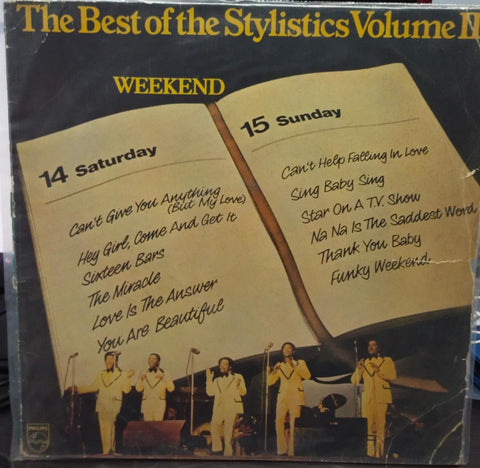 The Best Of Stylistics Volume 2 - 1976 -  English Vinyl Record LP