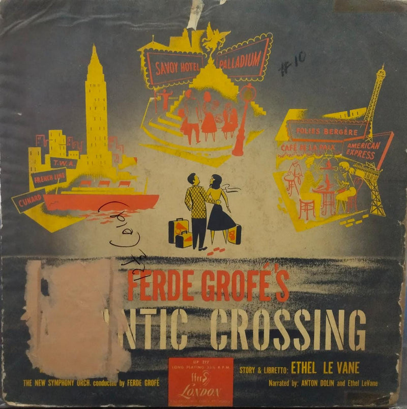 Ferde Grofes Atlantic Crossing — LP vinyl record cover