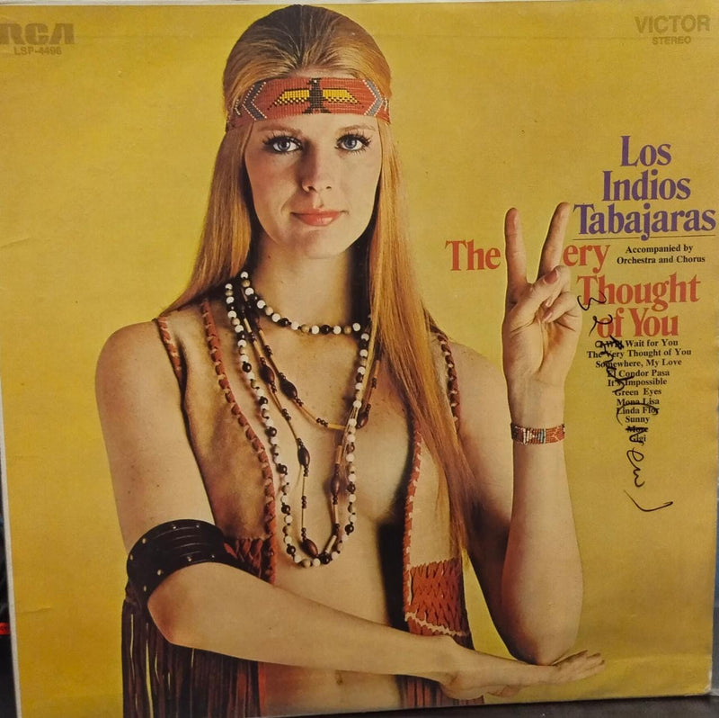 1971 by Los Indios Tabajaras The Very Taught Of You — 1971 LP vinyl record cover