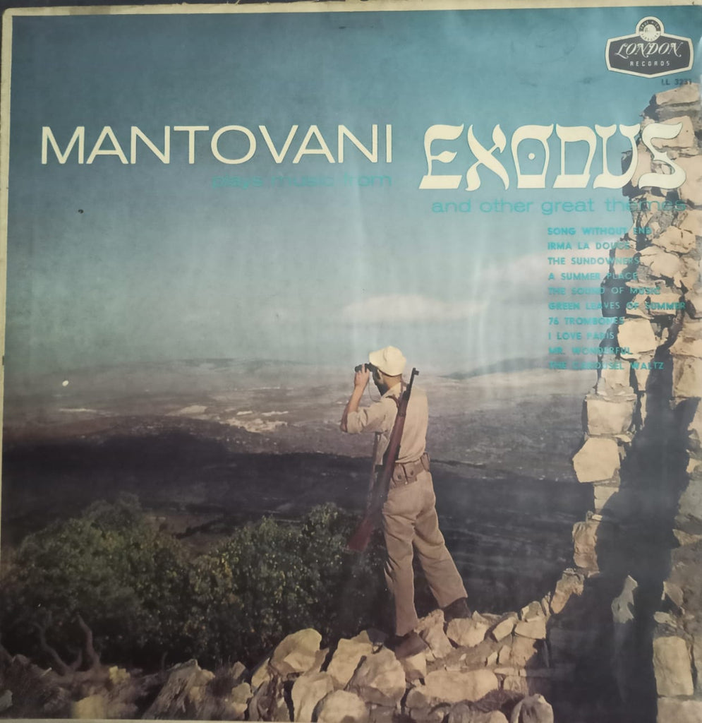 “MANTOVANI EXODUS” 1960,English Vinyl LP – Bollywood Film Vinyl LP
