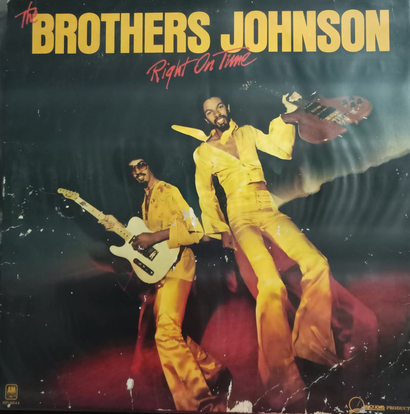 “THE BROTHERS JOHNSON Right on time” 1977 — 1977 Bollywood LP vinyl record cover