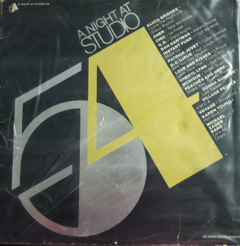 “A NIGHT AT STUDIO 54”1979 English Vinyl LP – Bollywood Film Vinyl LP
