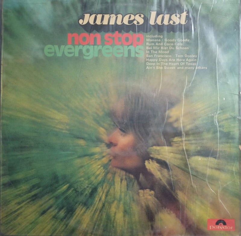 “James Last Non Stop Evergreens”1969 — 1969 Bollywood LP vinyl record cover